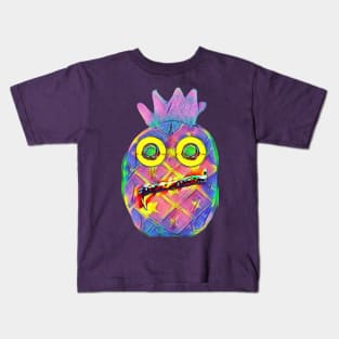 Ring-eyed pineapple pastels Kids T-Shirt